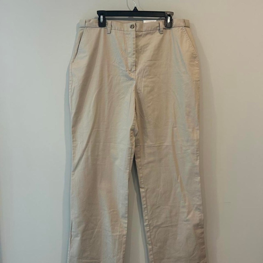 Sag Harbor khaki chino pants sz 16 NWT